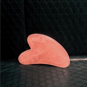 Pink Gua Sha Tool (not real crystal)